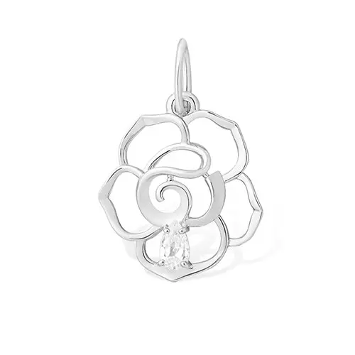 Подвеска декоративная из серебра