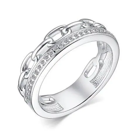 Кольцо декоративное из серебра