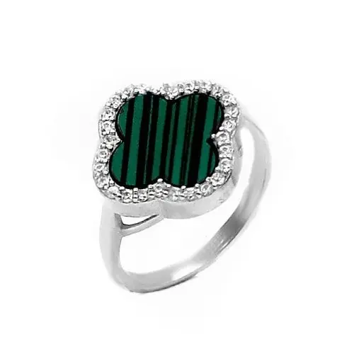 Кольцо декоративное из серебра