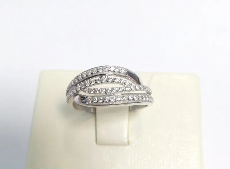 Кольцо декоративное из серебра