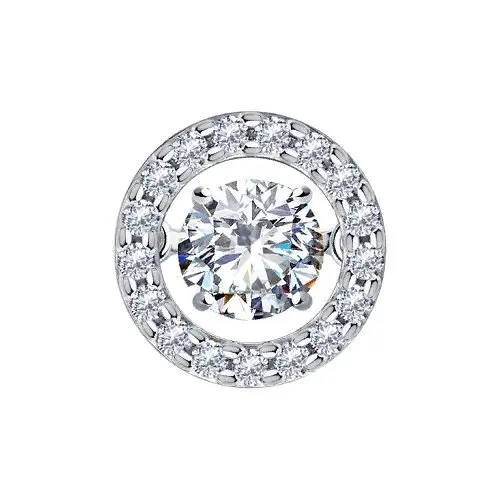 Подвеска бегунок из серебра вид 1