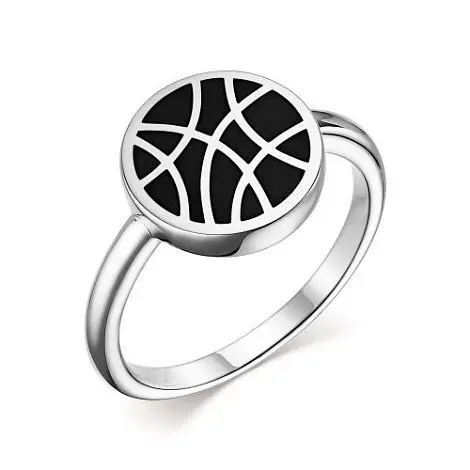 Кольцо декоративное из серебра