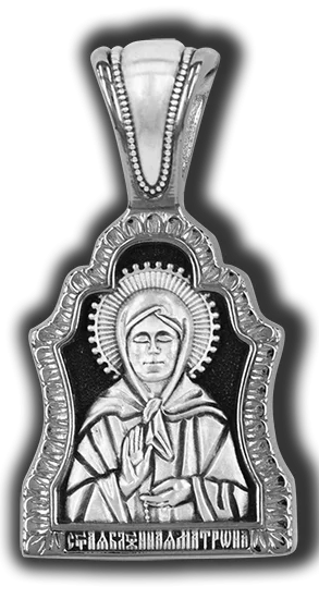 Подвеска икона из серебра