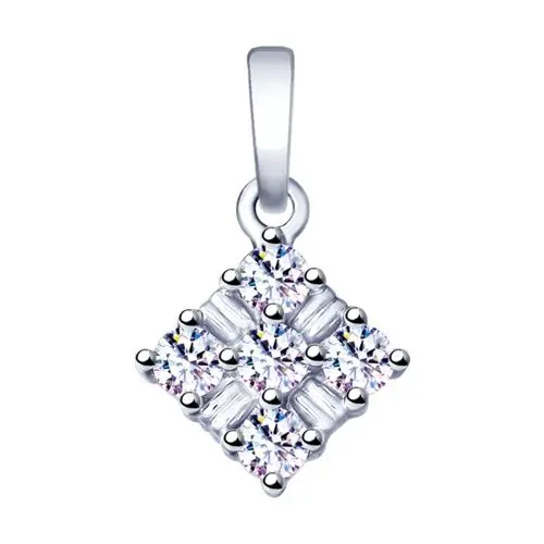 Подвеска декоративная из серебра