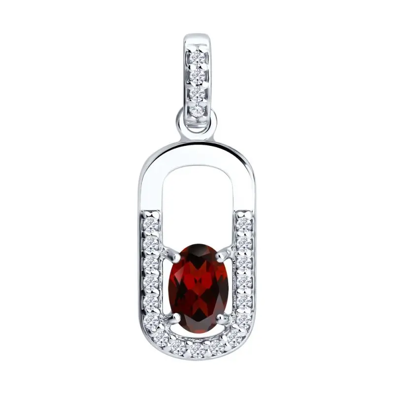 Подвеска декоративная из серебра