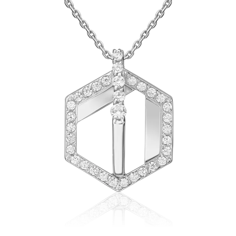 Подвеска декоративная из серебра