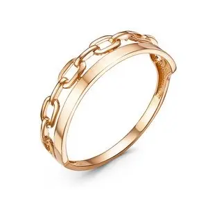 Кольцо декоративное из красного золота