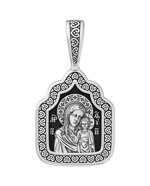 Подвеска икона из серебра