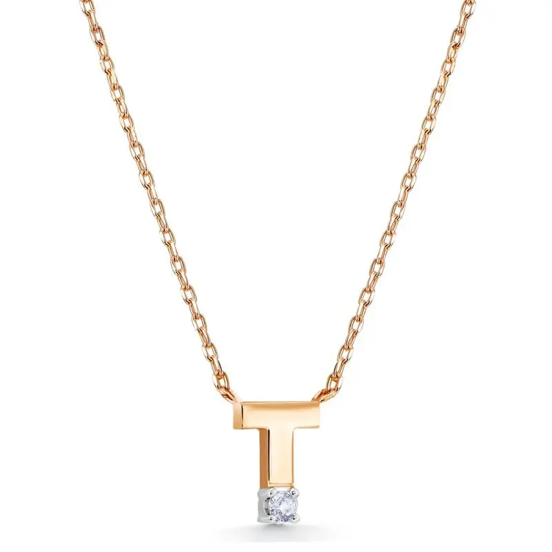 Цепь колье из комбинированного золота