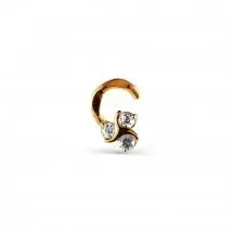 Пирсинг из красного золота