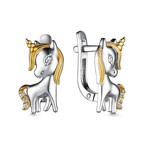 Серьги детские из серебра