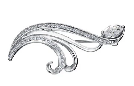 Брошь из серебра