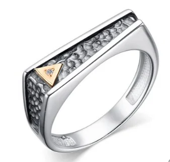 Кольцо декоративное из серебра