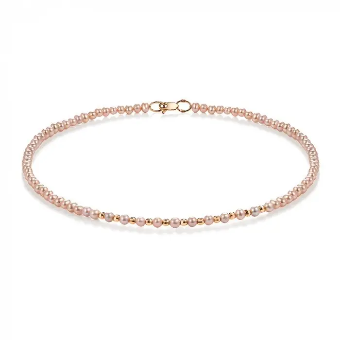 Бусы из красного золота