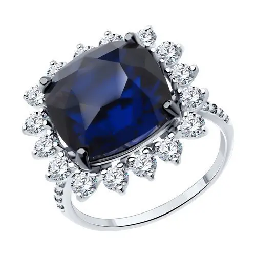 Кольцо декоративное из серебра