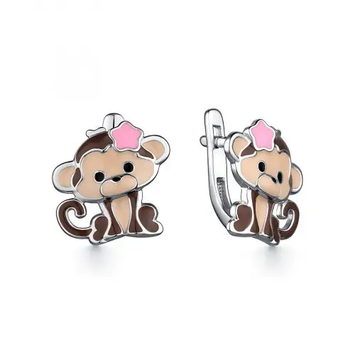 Серьги детские из серебра