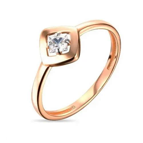 Кольцо декоративное из красного золота