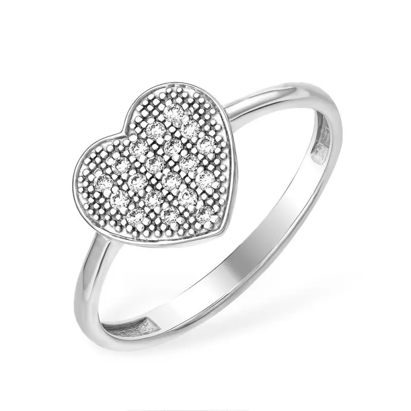 Кольцо декоративное из серебра