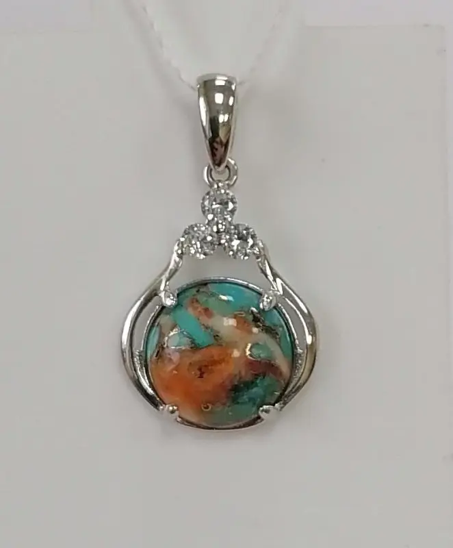 Подвеска декоративная из серебра