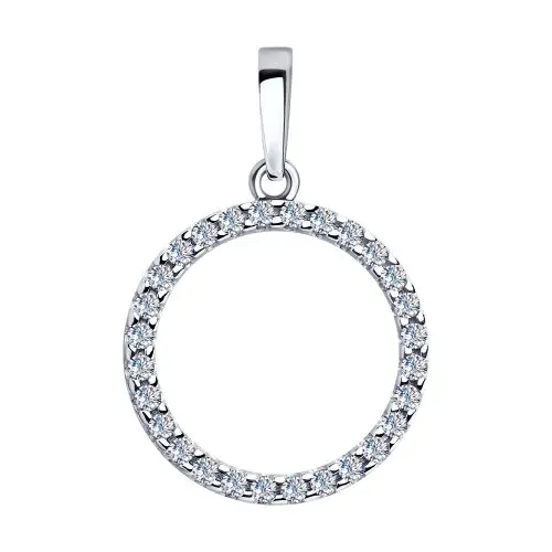 Подвеска декоративная из серебра