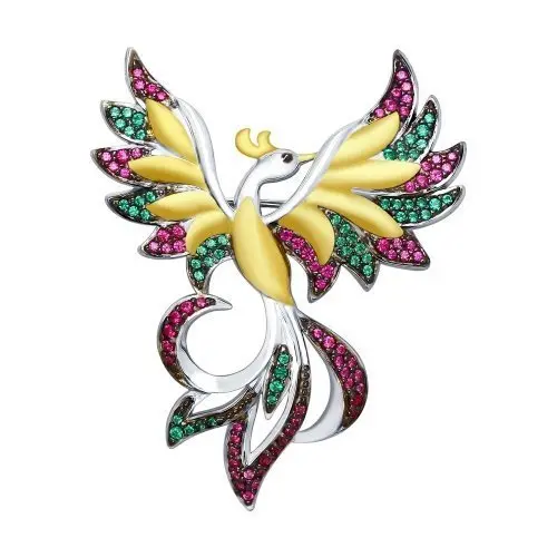 Брошь из серебра