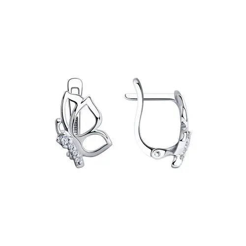 Серьги детские из серебра