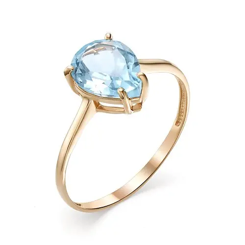 Кольцо декоративное из красного золота