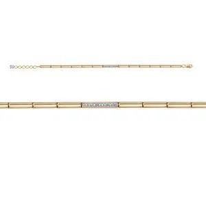 Браслет декоративный из красного золота