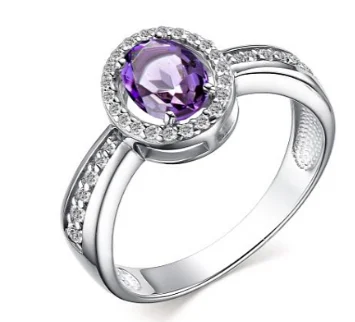 Кольцо декоративное из серебра