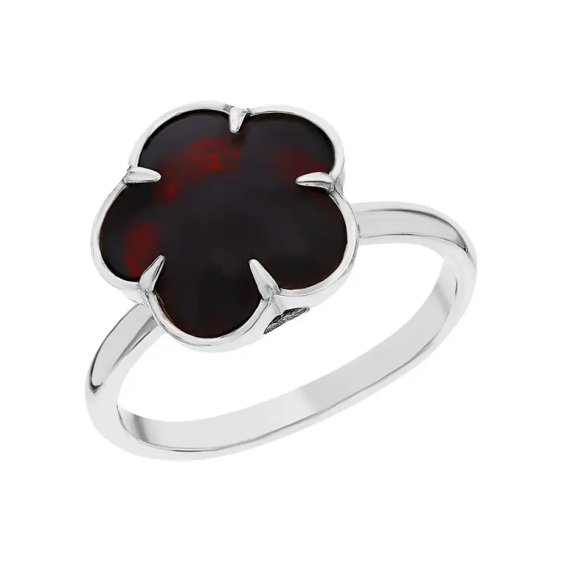 Кольцо декоративное из серебра