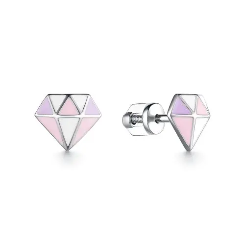 Серьги детские из серебра