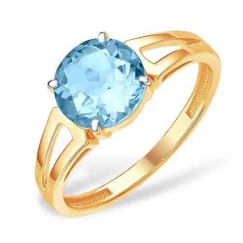 Кольцо декоративное из красного золота