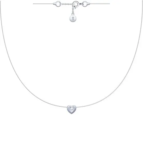 Цепь шнурок из серебра