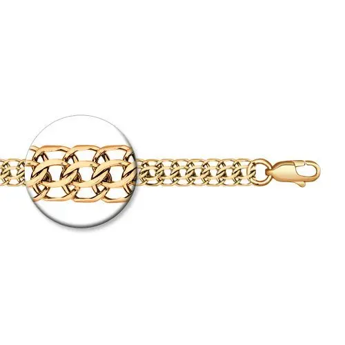 Браслет цепочный из позолоты