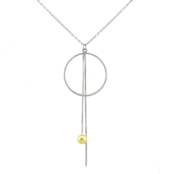 Цепь колье из серебра