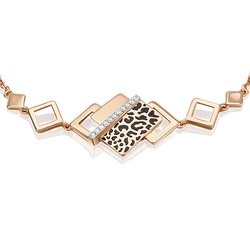 Браслет декоративный из комбинированного золота