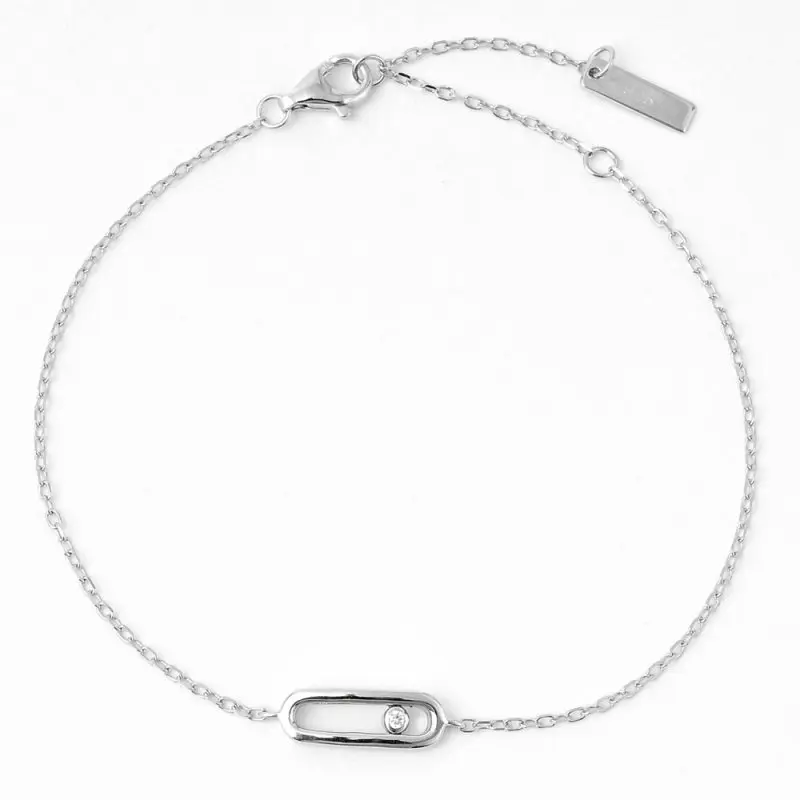 Браслет декоративный из серебра