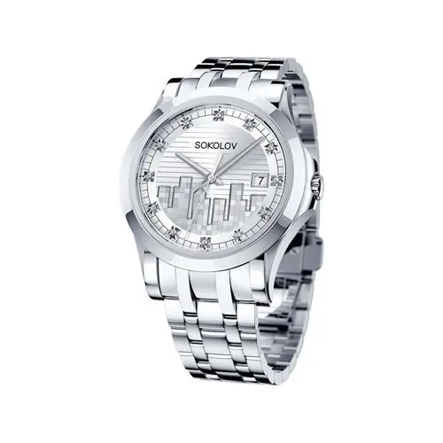 Часы мужские из стали без вставок