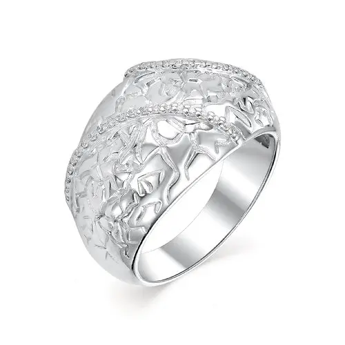 Кольцо декоративное из серебра