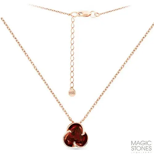 Цепь колье из красного золота