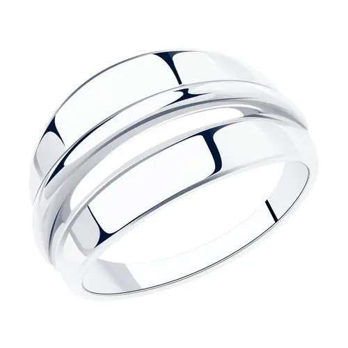 Кольцо декоративное из серебра