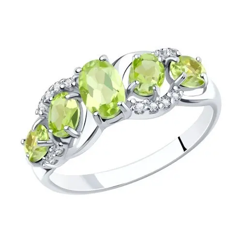 Кольцо декоративное из серебра