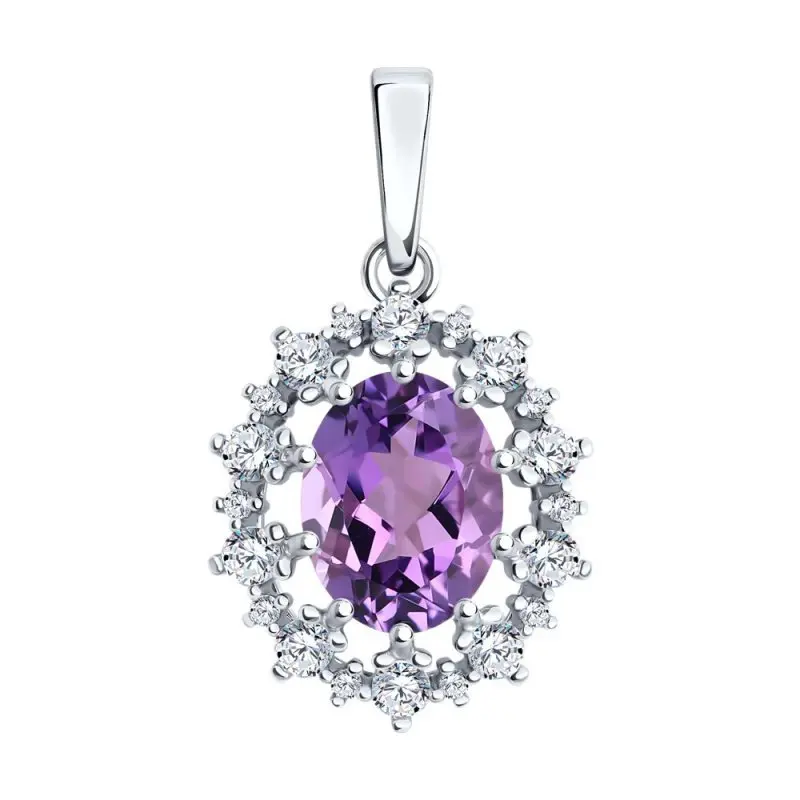 Подвеска декоративная из серебра