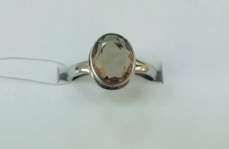 Кольцо декоративное из серебра