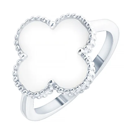 Кольцо декоративное из серебра