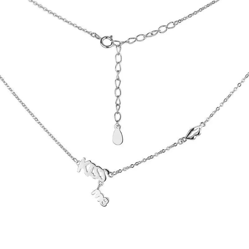 Цепь колье из серебра