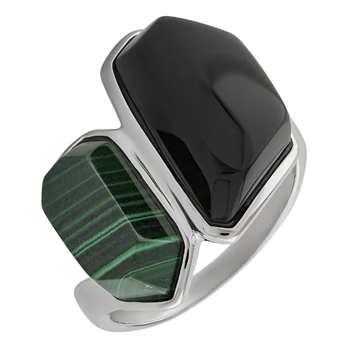 Кольцо декоративное из серебра