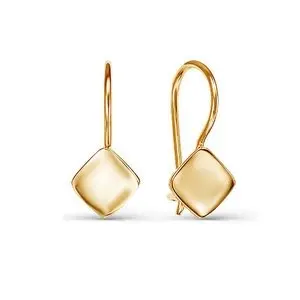 Серьги детские из красного золота