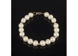 Браслет декоративный из красного золота