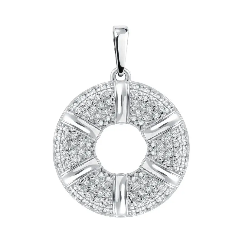 Подвеска декоративная из серебра